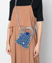 TRICOTE MACRAME SILVER SHOULDER BAG with pouch トリコテ バッグ ショルダーバッグ グレー ブルー ブラウン【送料無料】