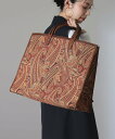 Demi-Luxe BEAMS A VACATION / TANK PAISLEY トートバッグ デミルクス ビームス バッグ トートバッグ オレンジ【送料無料...