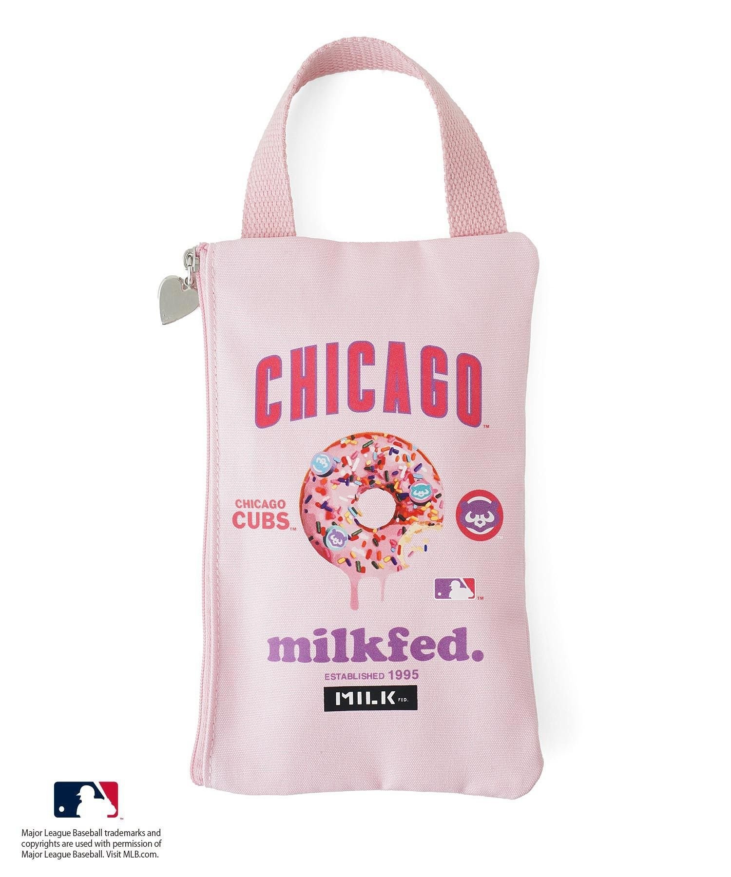 MILKFED. MILKFED. x MLB POUCH ミルクフェド アクセサリー・腕時計 その他のアクセサリー・腕時計 ホワイト ブラウン ピンク
