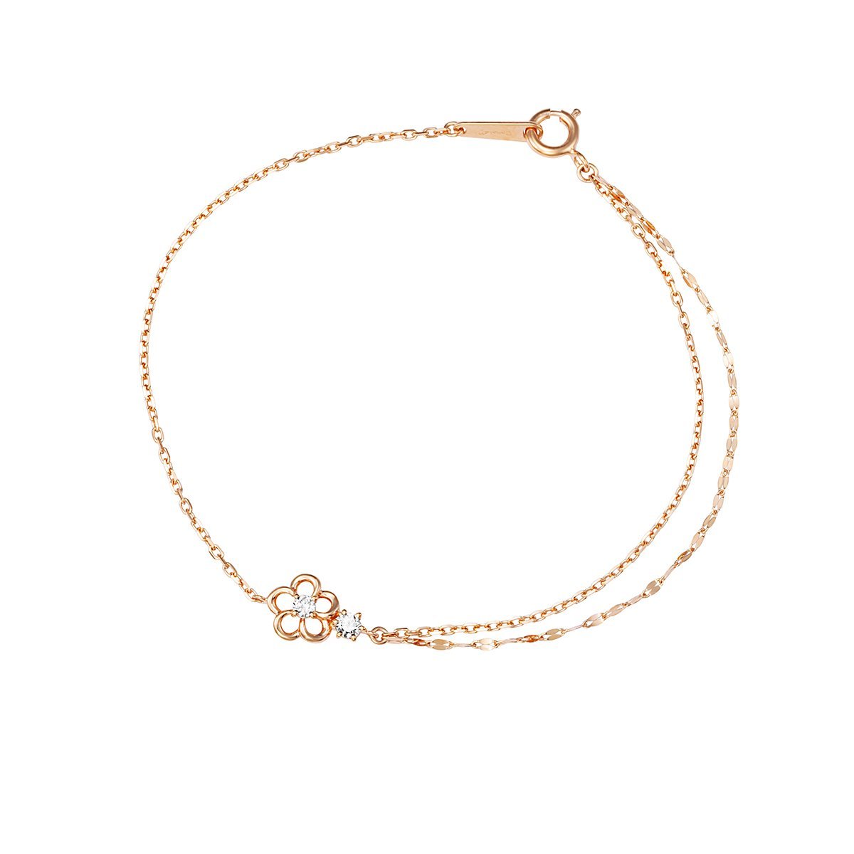 Canal 4℃ シルバー フラワー ブレスレット カナルヨンドシー アクセサリー・腕時計 ブレスレット・バングル シルバー【送料無料】