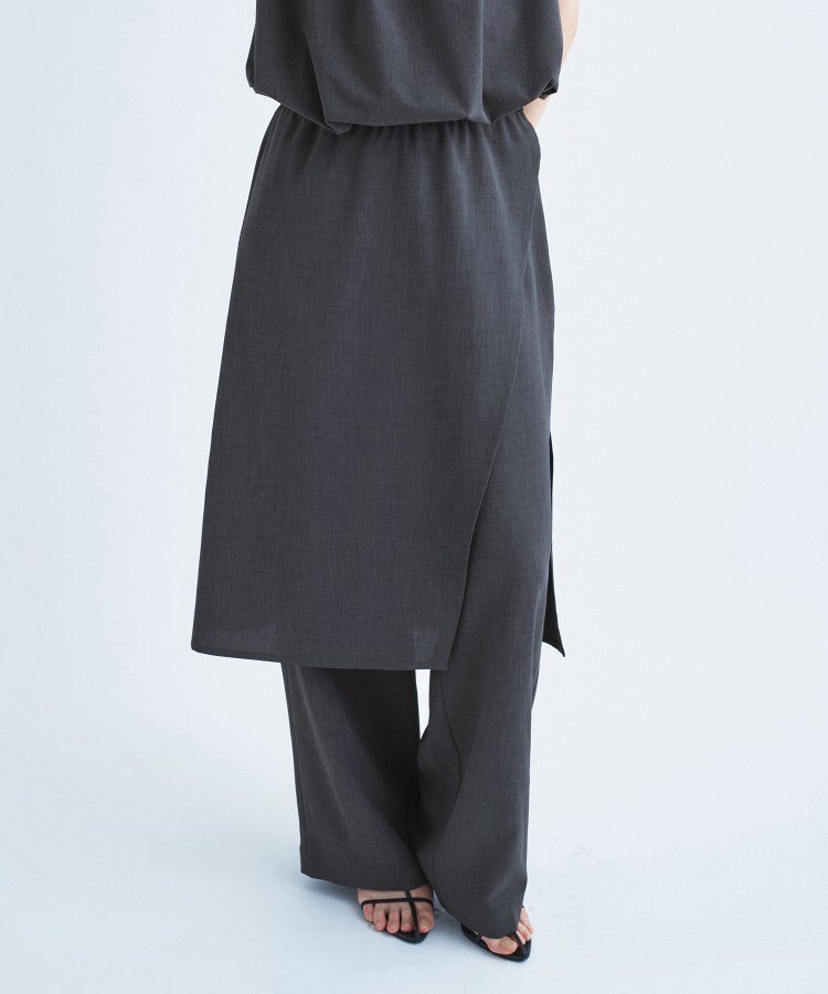 CODE A PROTAGONISTA｜layered trousers コードエー パンツ その他のパンツ グレー
