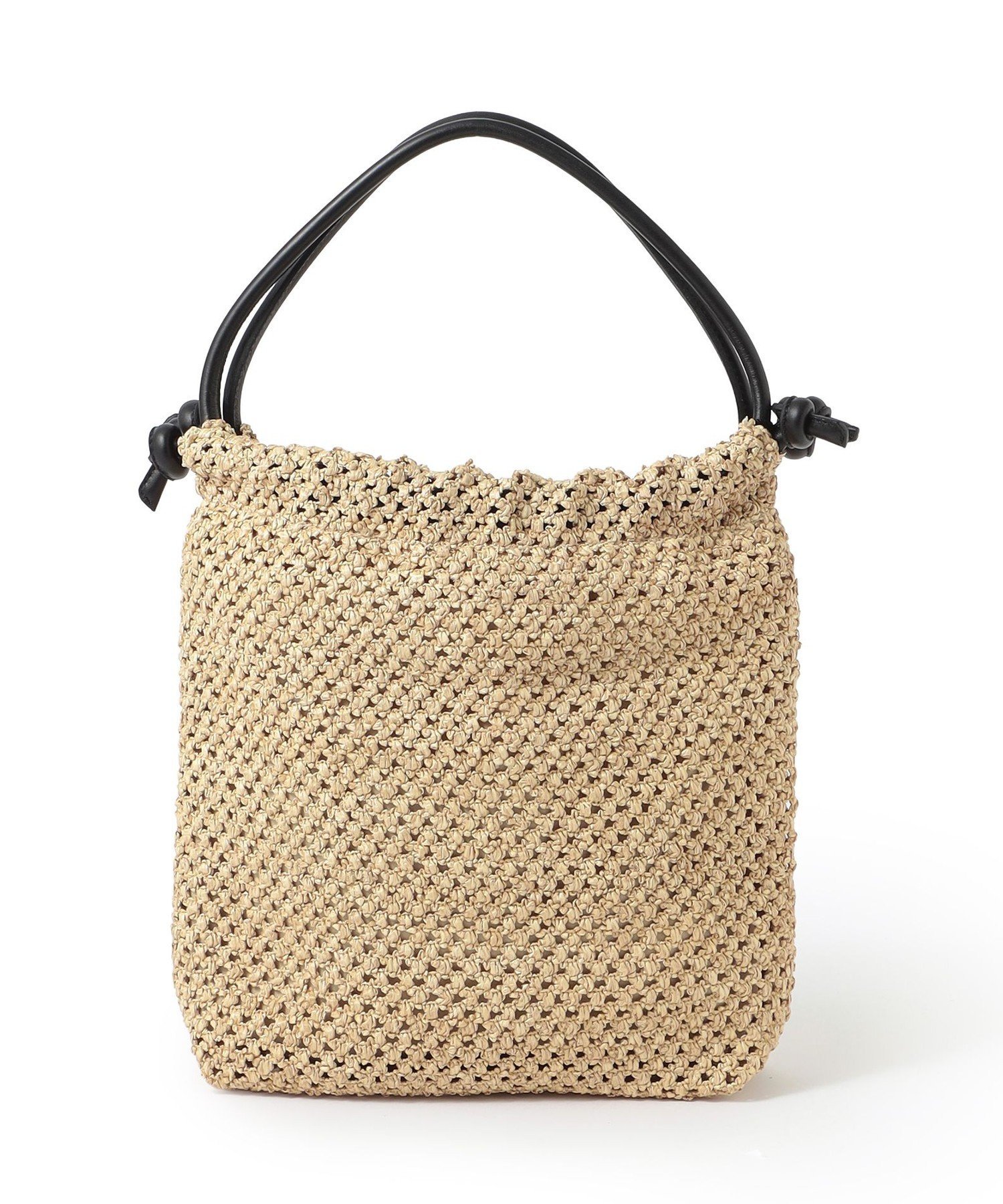 【SALE／29%OFF】EPOCA 【MARCO MASI】メッシュ巾着バッグ《WEB&EPOCA THE SHOP店舗限定》 エポカ バッグ ハンドバッグ ブラウン ホワイト【送料無料】