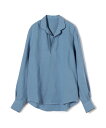 TOMORROWLAND BUYING WEAR BOURRIENNE CREPUSCULE BLUE リネンシャツ トゥモローランド トップス シャツ・ブラウ...