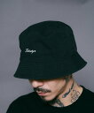 Subciety BUCKET HAT サブサエティ 帽子 ハット ブラック ホワイト【送料無料】