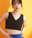 THE SHOP TK 【mizugiwa/ラッシュガード】パット入りリボンビスチェ/セットアップ可/接触冷感/UVケア/洗える ザ ショップ ティーケー トッ...