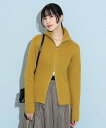 【SALE/40%OFF】BEAMS HEART WOMEN スタンドカラー ダブルジップ カーディガン(ウォッシャブル) ビームス アウトレット トップス カ...