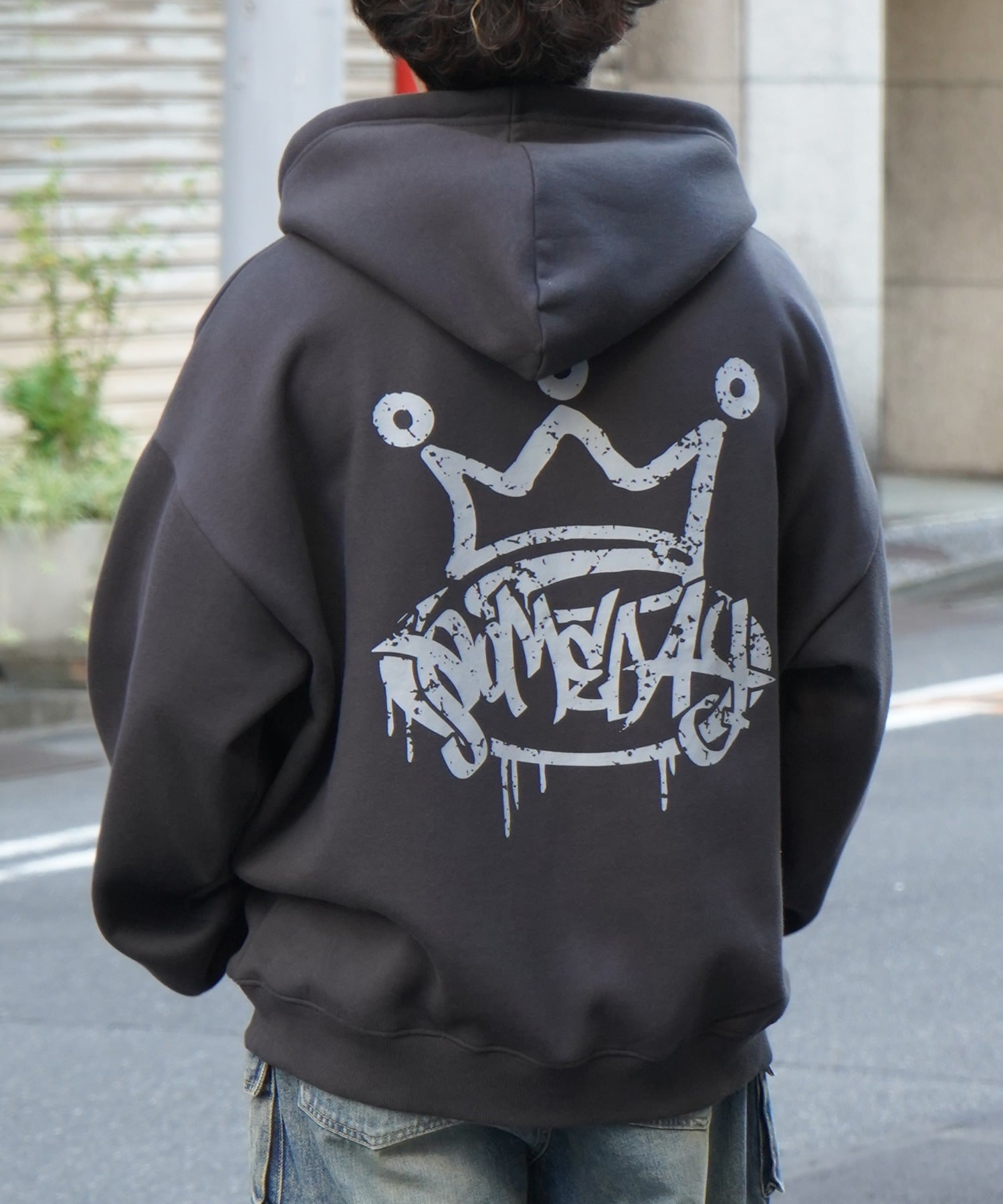 Confirm (M)クラウンバックプリントパーカー コンファーム トップス パーカー・フーディー イエロー グレー【送料無料】