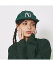 ABAHOUSE LASTWORD 【COOPERSTOWN /クーパーズタウン ボールキャップ】baseball アバハウス 帽子 ハット ネイビー グリーン...