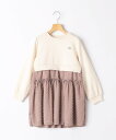 【SALE/40%OFF】SHIPS KIDS SHIPS KIDS:90cm / ドッキング ワンピース シップス ワンピース・ドレス ワンピース ピンク ブ...