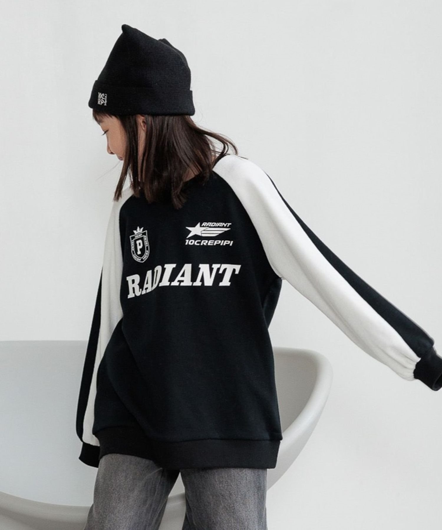 【SALE／50%OFF】10C REPIPI 【10C REPIPI】GAMEベロア切り替えスウェット レピピアルマリオ トップス ..