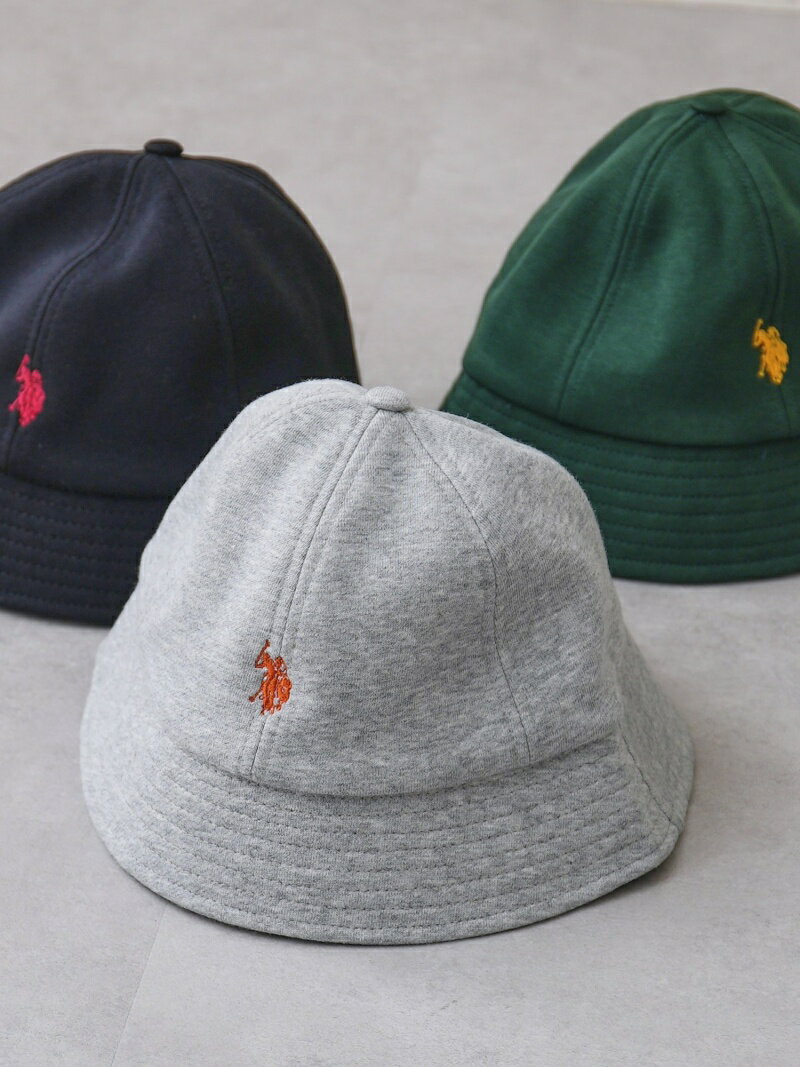 【SALE／18%OFF】CPCM 【U.S. POLO ASSN.】裏毛メトロハット シーピーシーエム 帽子 その他の帽子 グレー グリーン ブラック