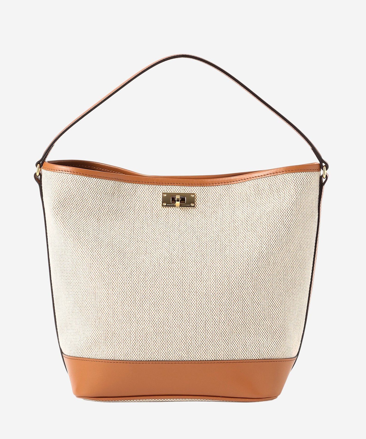 【SALE／30%OFF】MACKINTOSH LONDON キャンバスレザーコンビバッグ マッキントッシュ ロンドン バッグ ショルダーバッグ ブラウン【送料無料】のサムネイル