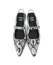 【SALE/70%OFF】ODETTE E ODILE トゥキャップバックベルト フラット20●↑ ユナイテッドアローズ アウトレット シューズ・靴 パンプス ブラック シルバー