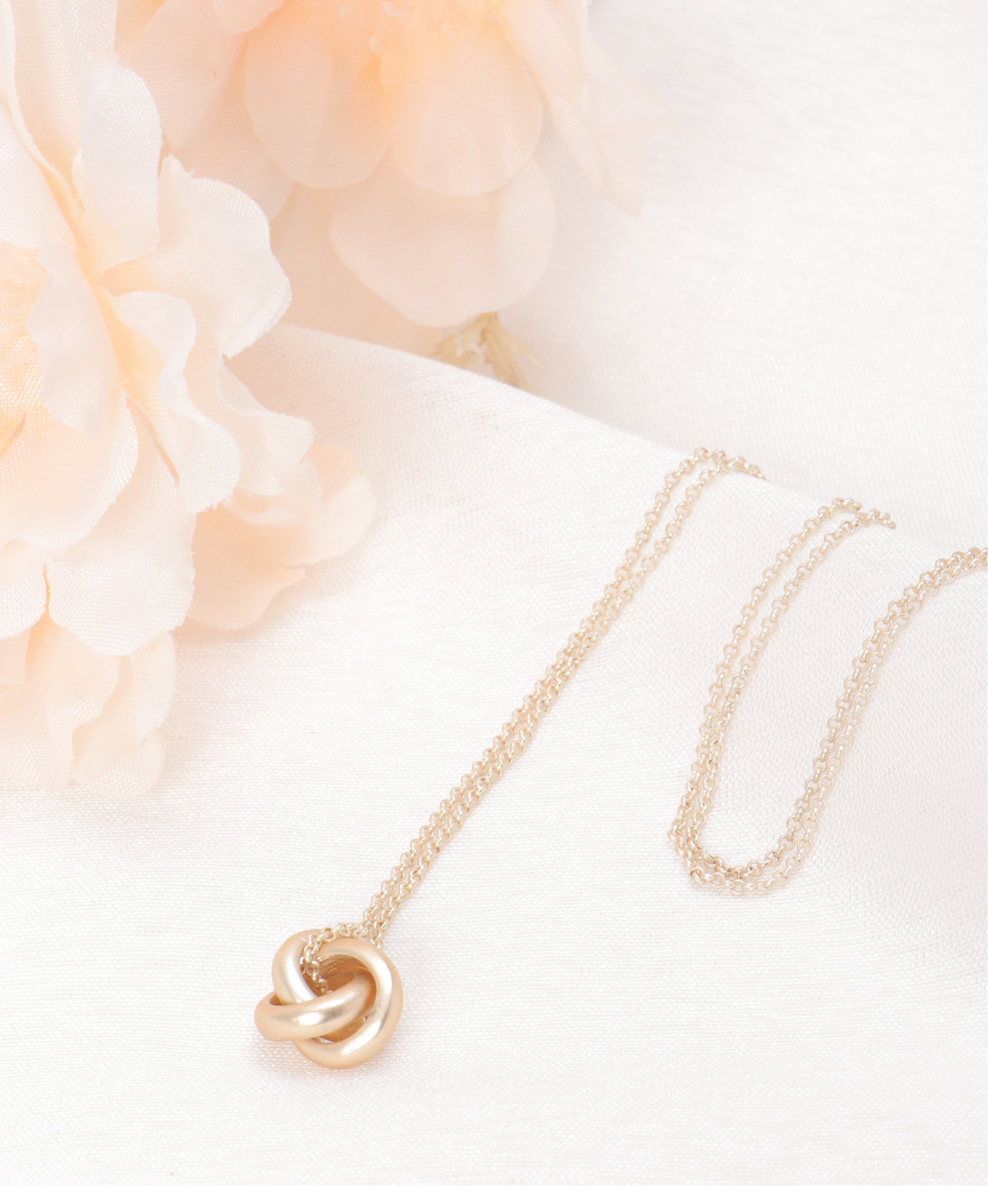 ikka Sメタルリングネックレス イッカ アクセサリー・腕時計 その他のアクセサリー・腕時計 ゴールド シルバー