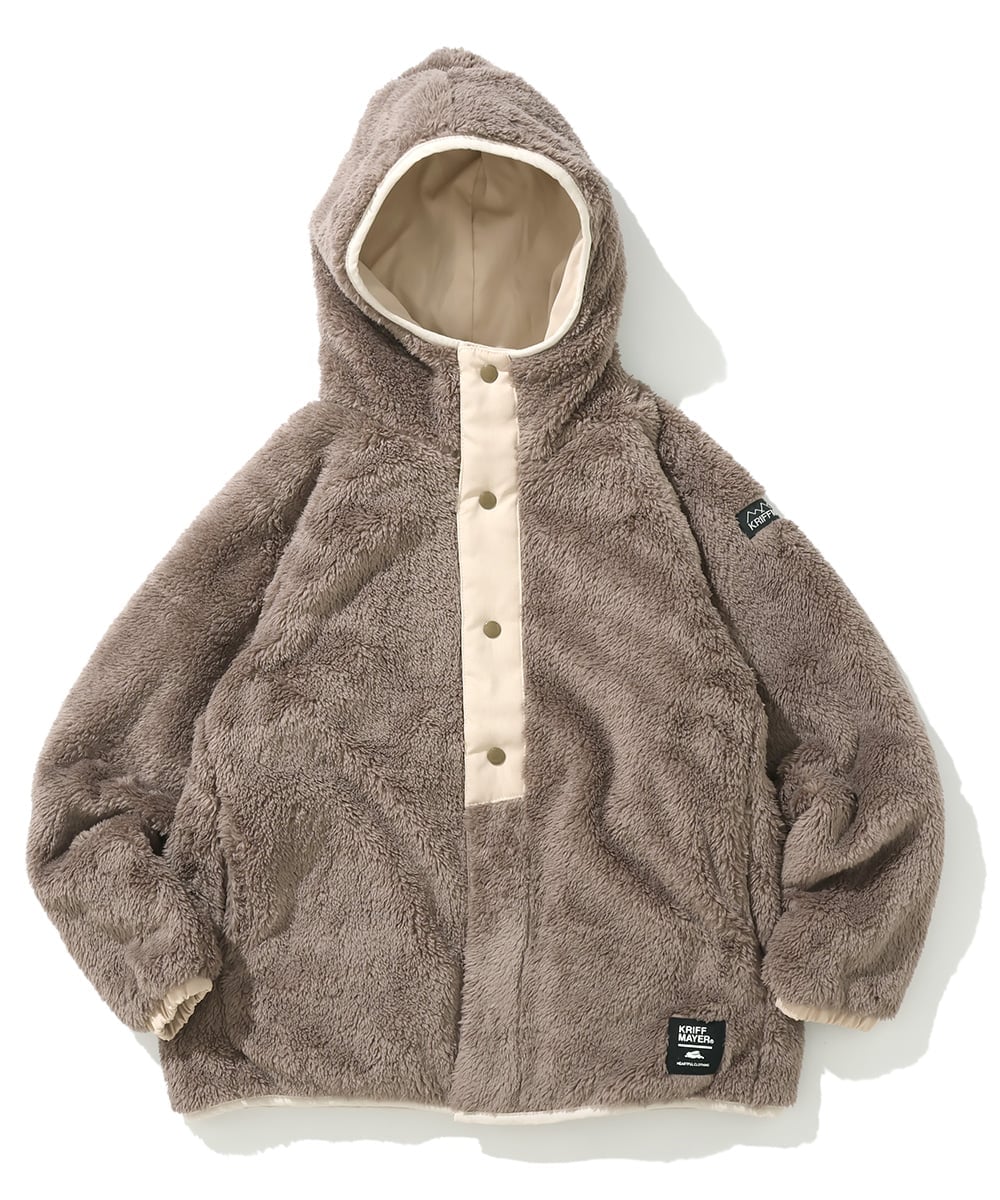 KRIFF MAYER (K)耐風ボアジャケット クリフメイヤー ジャケット・アウター その他のジャケット・アウター グリーン ベージュ ネイビー ホワイト【送料無料】