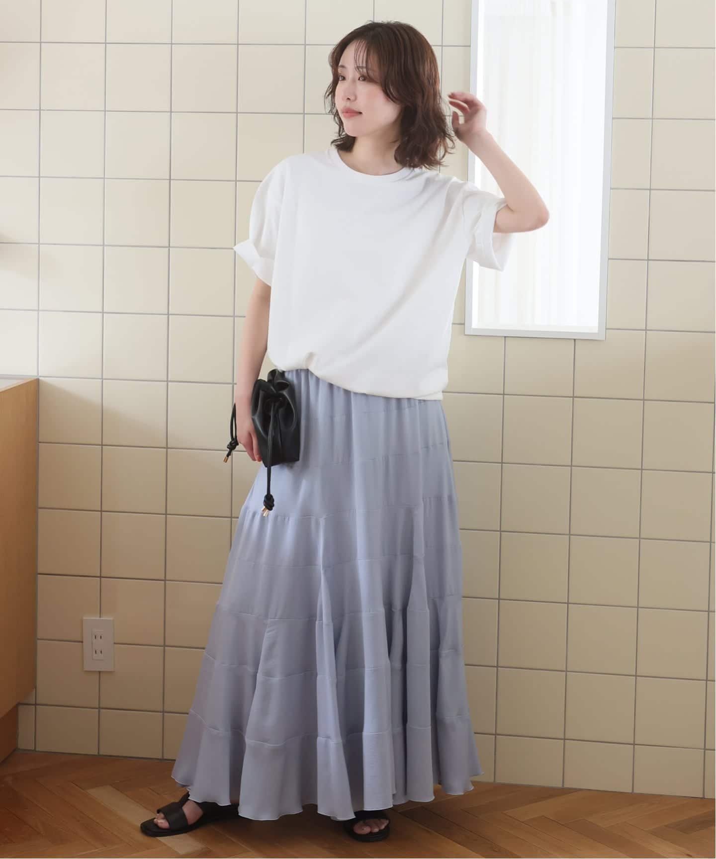SLOBE IENA SCREEN STARS/スクリーンスターズ SLOBE別注 ニュースペーパーTEE スローブ イエナ トップス カットソー・Tシャツ ベージュ ホワイト