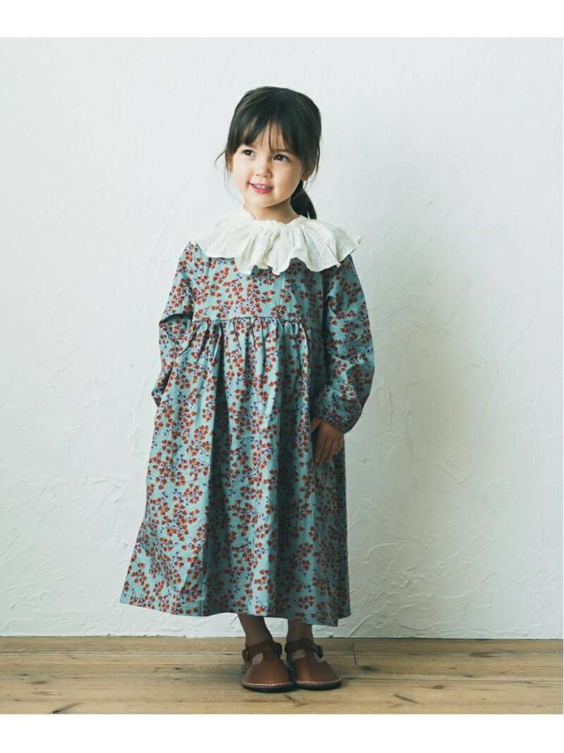 riziere ボタニカルプリントワンピース リジェール ワンピース・ドレス その他のワンピース・ドレス グレー ホワイトのサムネイル