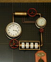 Steampunk Steampunk/ウォールクロック withダイアル 《ホワイト》 アントレスクエア インテリア 生活雑貨 その他のインテリア 生活雑貨 ホワイト【送料無料】