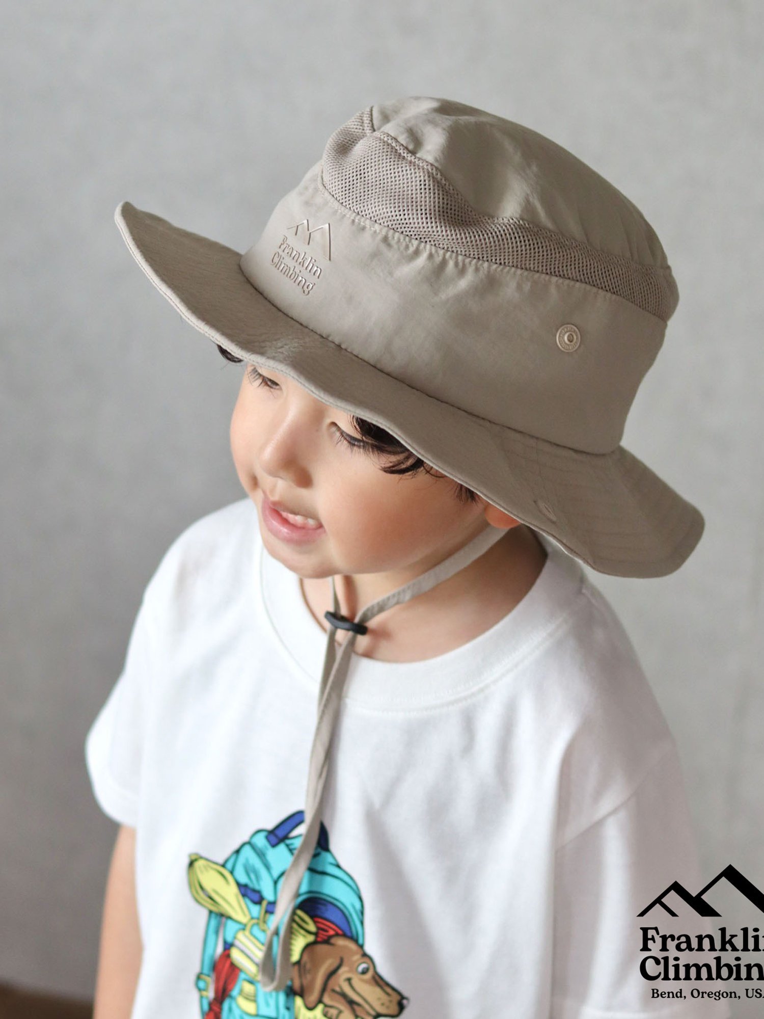 【SALE／40%OFF】CIAOPANIC TYPY 【KIDS】【Franklin Climbing】サファリハット チャオパニックティピー ファッション雑貨 その他のファッション雑貨 ベージュ ブラック