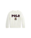 【SALE／30%OFF】POLO RALPH LAUREN (ガールズ 4才~6才)ロゴ クレスト コットン セーター ラルフローレン トップス ニット ブラウン【送料無料】