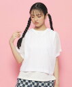 【SALE/40%OFF】PINK-latte 【2点SET・洗える】メッシュニットフーディSET ピンク ラテ トップス アンサンブル ブルー ホワイト ブラ...