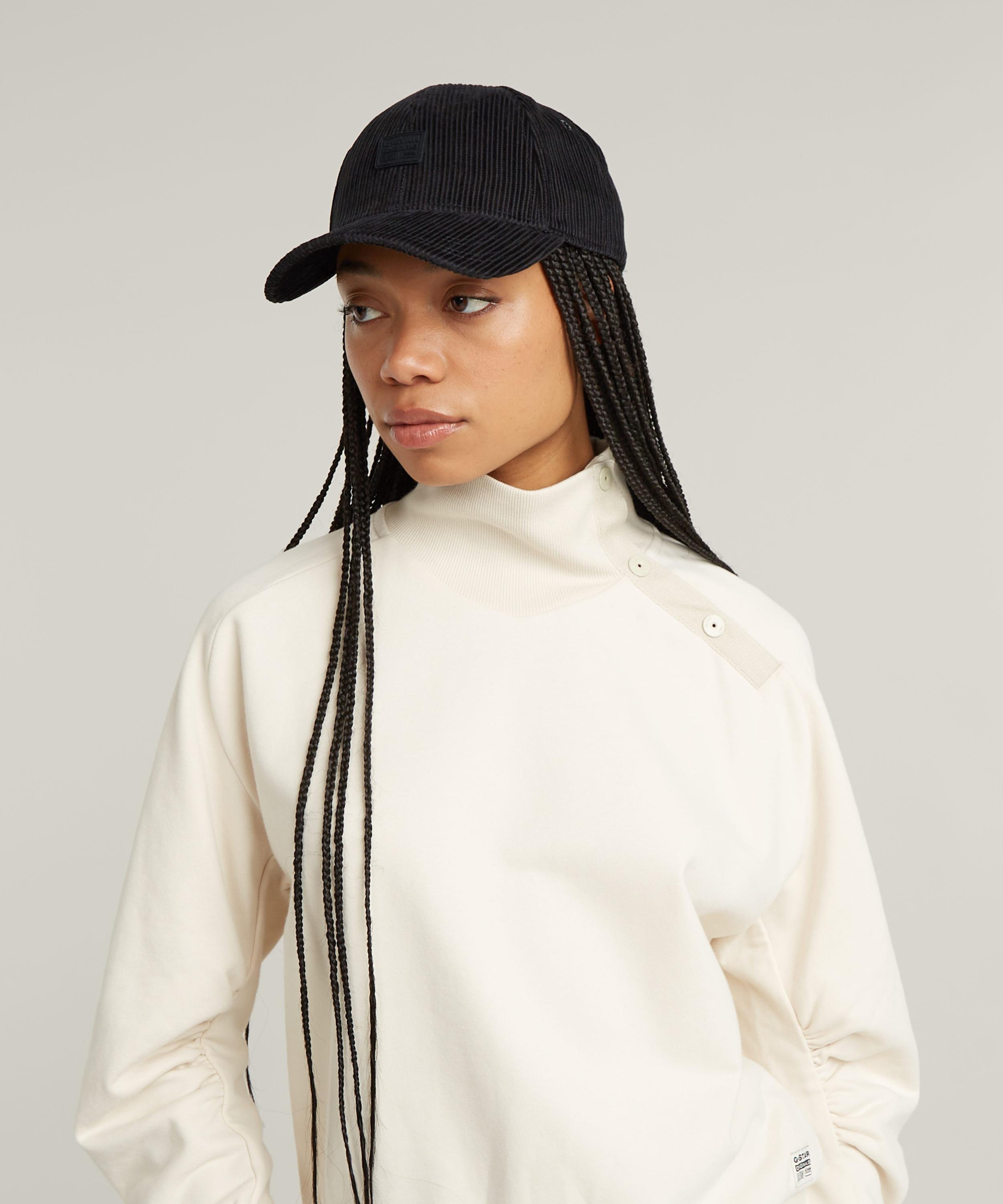 G-Star RAW 【公式ショップ】ORIGINALS BASEBALL CAP/コーデュロイベースボールキャップ ジースターロゥ 帽子 キャップ ブラック【送料無料】