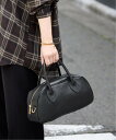 SLOBE IENA 《予約》MARCO BIANCHINI/マルコ・ビアンキーニ レザーボストンBAG 25112 スローブ イエナ バッグ ボストンバッグ ブラウン ブラック【送料無料】