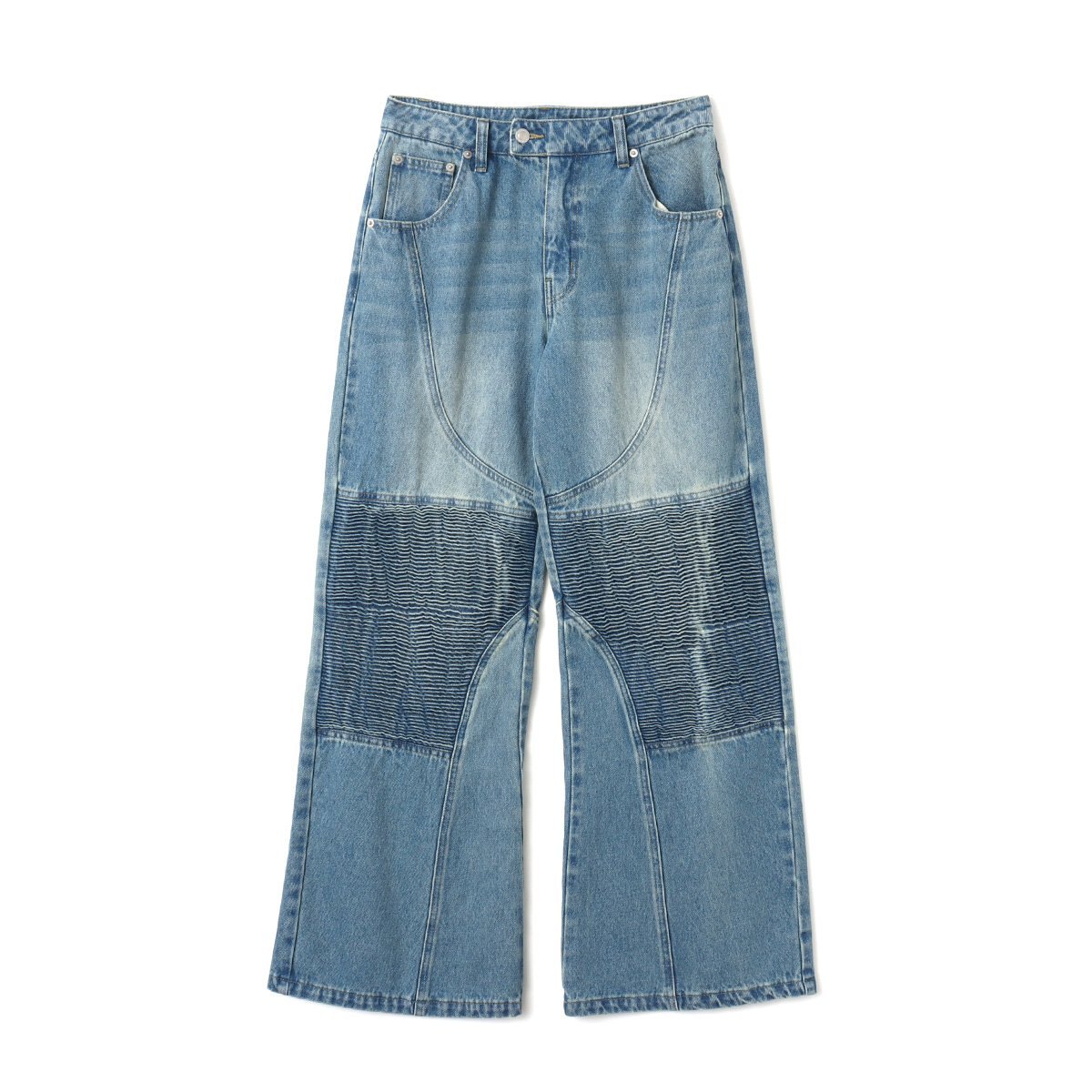 atmos pink atmos pink Biker Denim Pants BLUE アトモス パンツ その他のパンツ ブルー