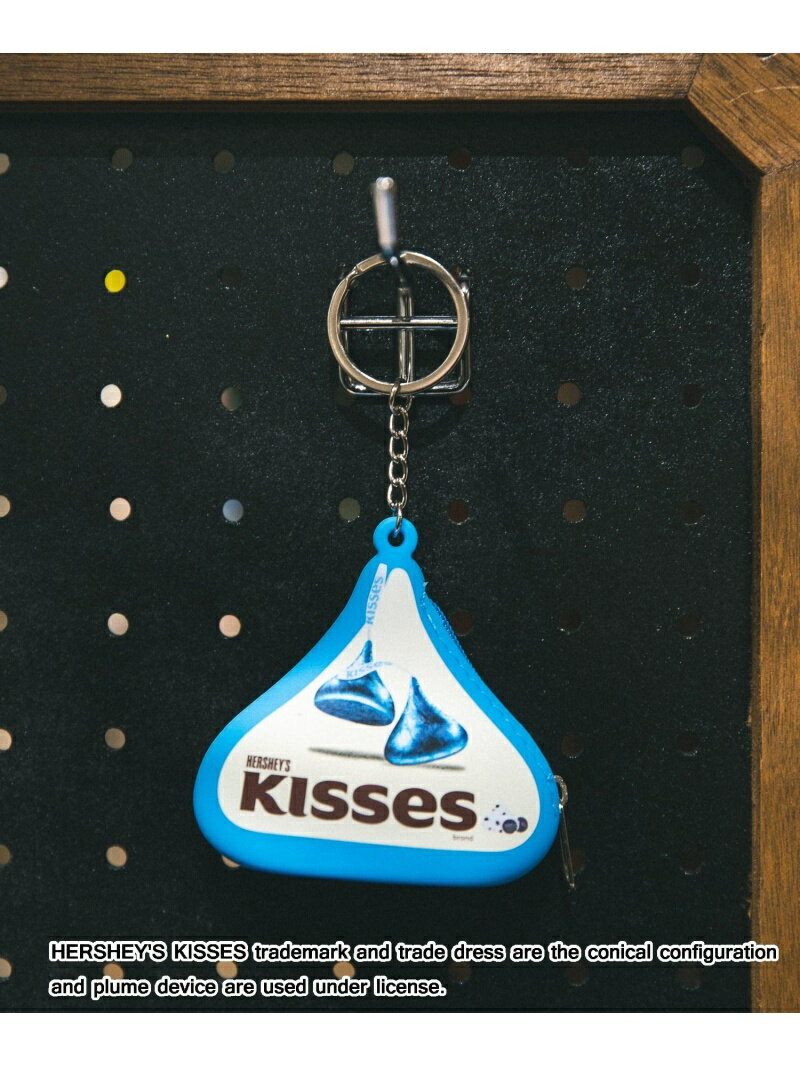 【SALE／50%OFF】niko and ... 【HERSHEY'S KISSES(ハーシーキス)】コラボキーチェーンミニポーチ ニコアンド インテリア・生活雑貨 その他のインテリア・生活雑貨 ホワイト ブラウンのサムネイル