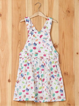 【SALE/30%OFF】ANPANMAN KIDS COLLECTION (K)サマー柄ジャンスカ アンパンマンキッズコレクション スカート キッズスカート ホワイト ネイビー【送料無料】
