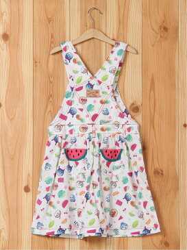 【SALE/30%OFF】ANPANMAN KIDS COLLECTION (K)サマー柄ジャンスカ アンパンマンキッズコレクション スカート キッズスカート ホワイト ネイビー【送料無料】