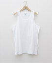 EDIFICE 【SUNSPEL / サンスペル】Super Fine Cotton Underwear Vest エディフィス トップス ノースリーブ・タンクトップ ホワイト【送料無料】