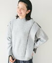 【SALE/40%OFF】CRAFT STANDARD BOUTIQUE 洗える/ハンドステッチデザインニットプルオーバー クラフトスタンダードブティック トッ...