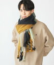 【SALE/30%OFF】SHIPS MEN 【WEB限定】SHIPS:<洗濯機可能>ツイストフリンジ ボリューム マフラー (ジオメトリック) シップス ファ...