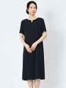 【SALE/30%OFF】m.f.editorial 【25SS】 ストレッチウォッシャブル サックワンピース 紺・ダルブルー(セットアップ可能) タカキュー ...