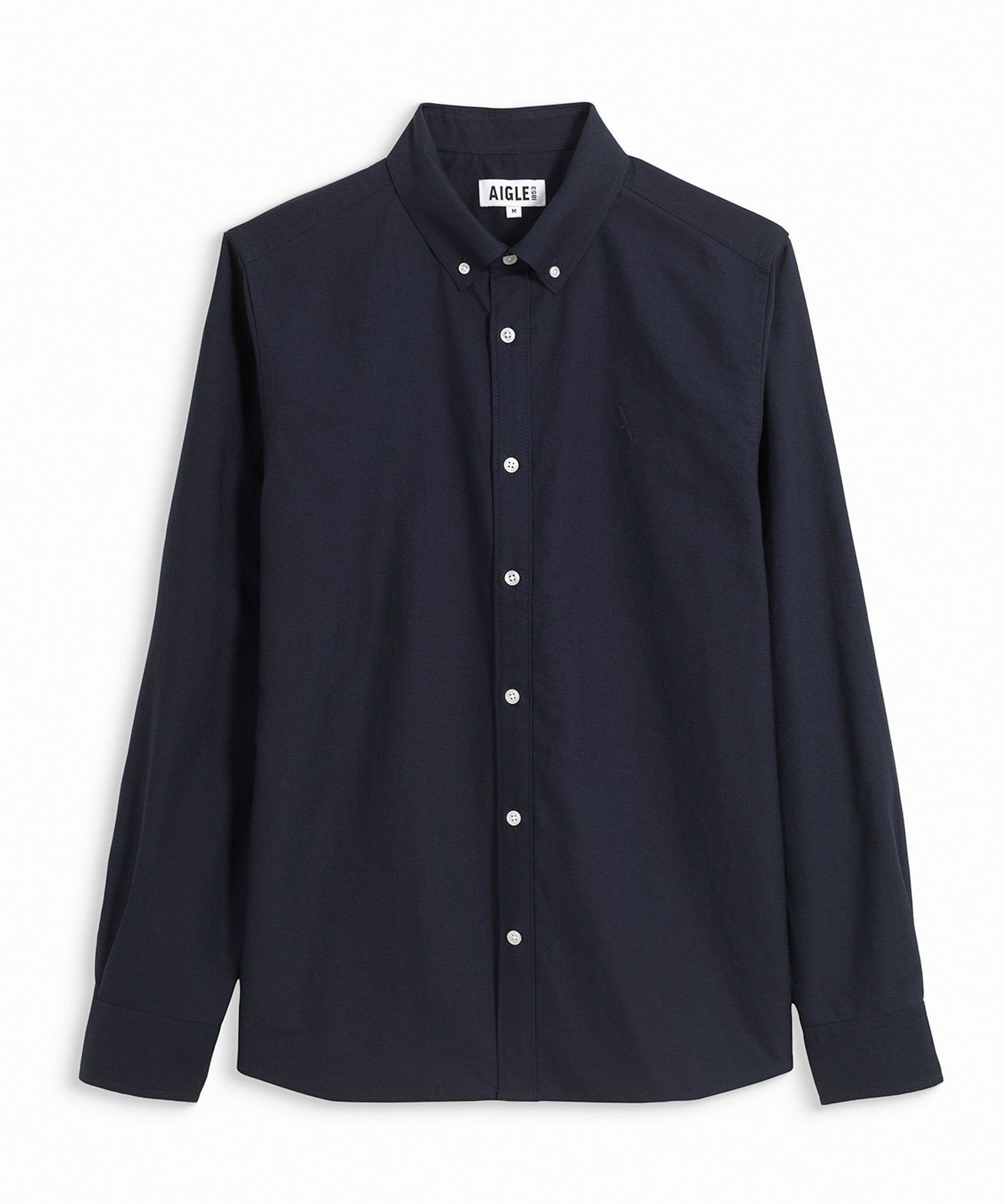 AIGLE 吸水速乾 UVカット オックスフォードシャツ エーグル トップス シャツ・ブラウス ホワイト ネイビー【送料無料】