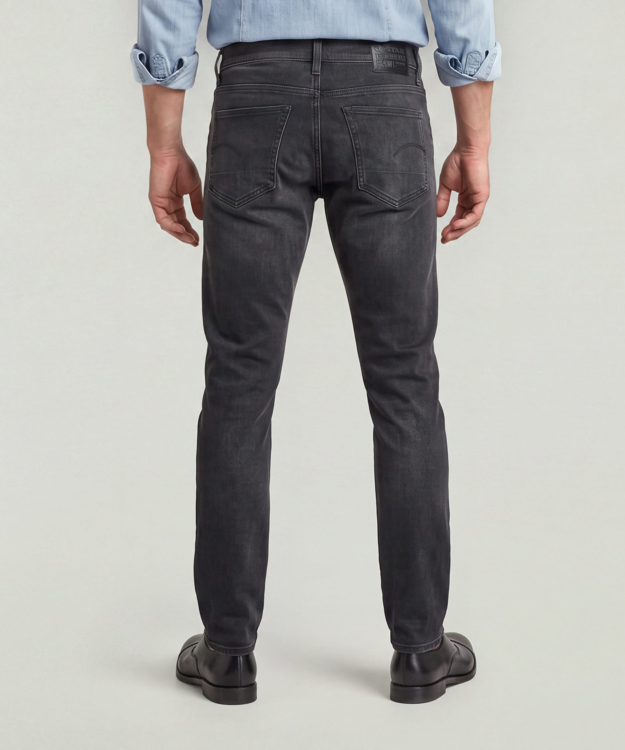 【公式ショップ】3301 SLIM JEANS/ベーシックデザインスリムテーパードジーンズ ジースターロゥ パンツ ジーンズ・デニムパンツ グレー