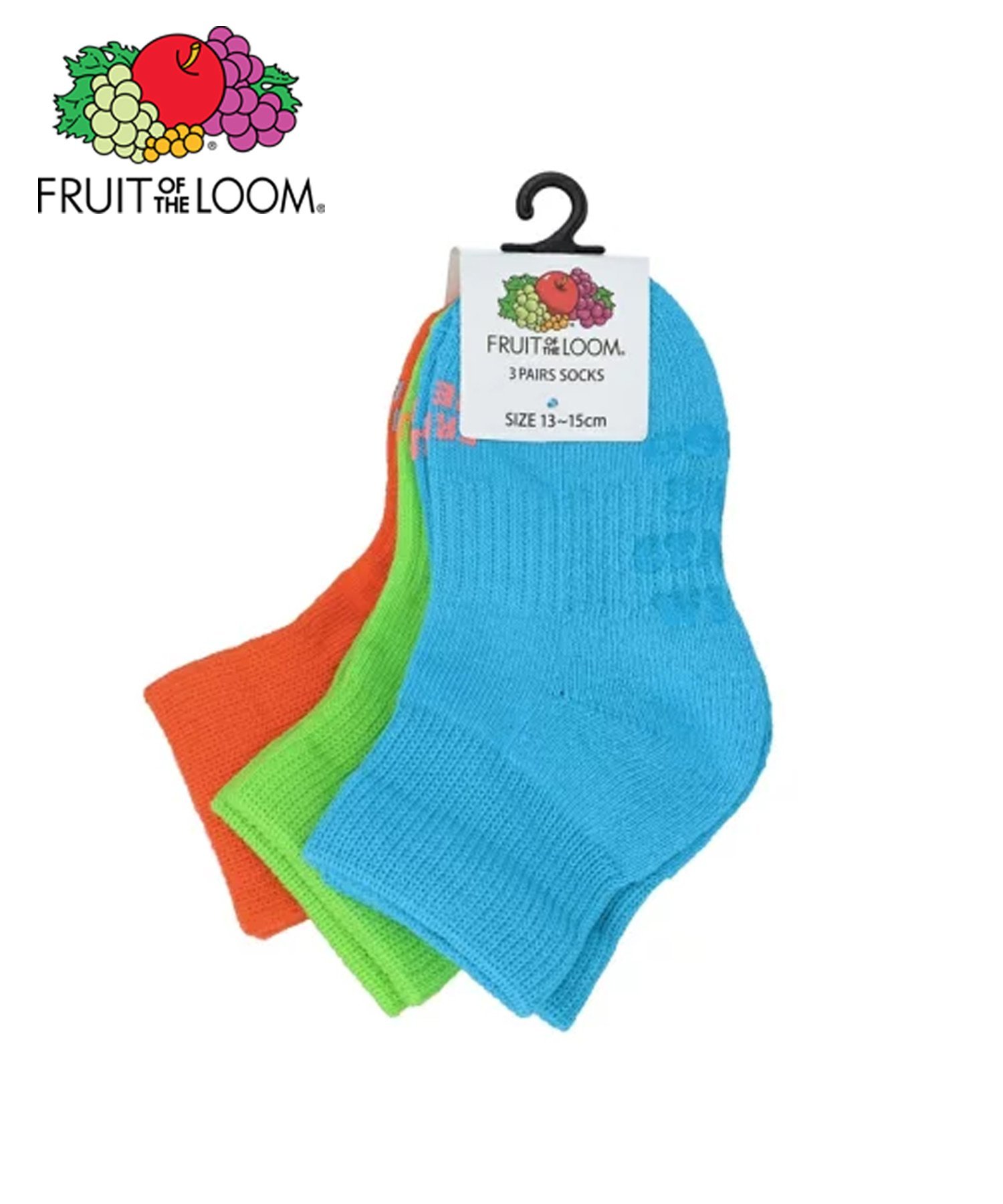 靴下 子供用 FRUIT OF THE LOOM FRUIT OF THE LOOM/(K)FTL KQ 無地ネオンカラーソックス ハンドサイン 靴下・レッグウェア 靴下