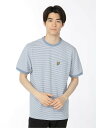 【SALE/66%OFF】TAKA-Q ライル&スコット/LYLE&SCOTT ボーダー クルーネック半袖Tシャツ タカキュー トップス カットソー・Tシャツ ...