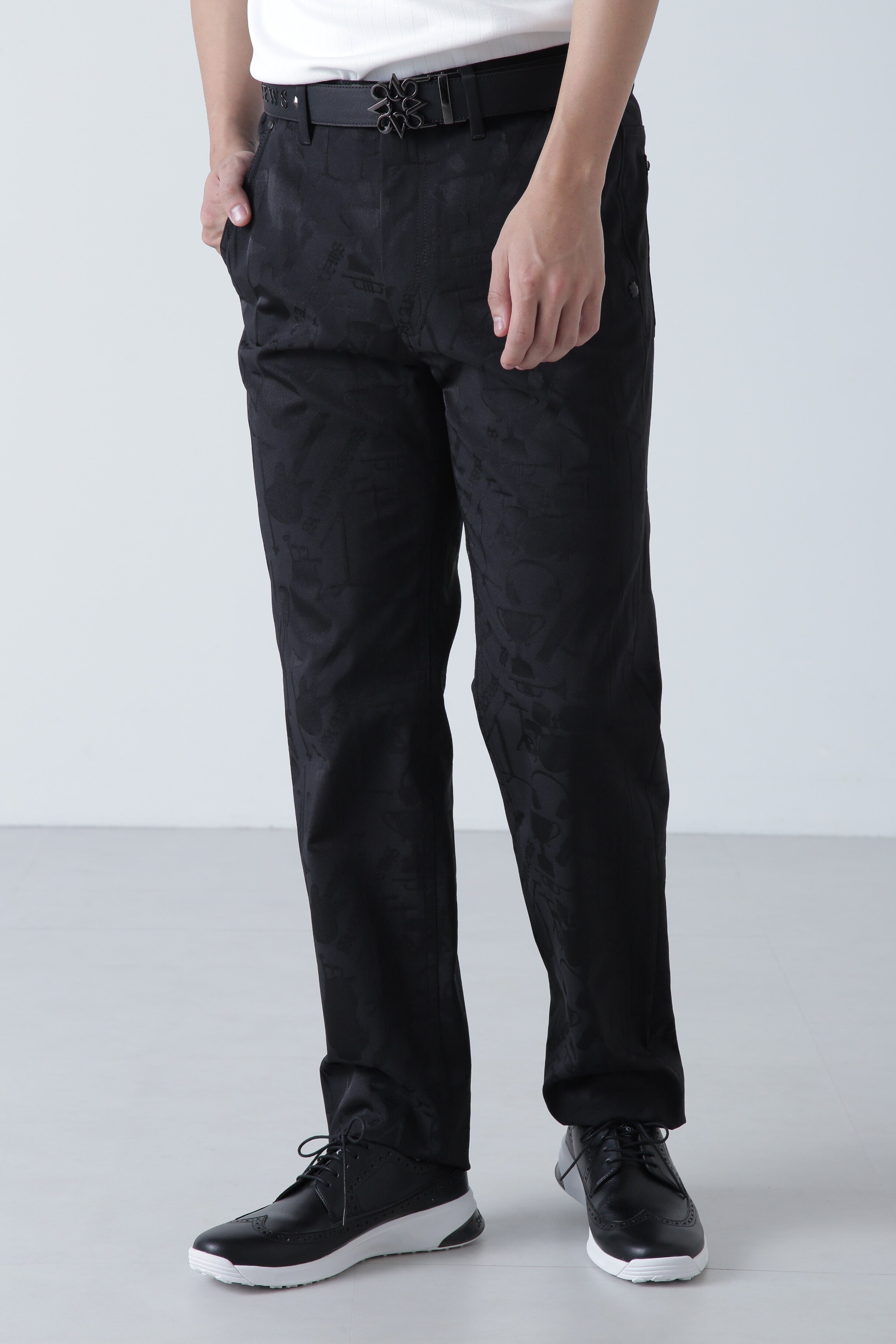 【SALE／40%OFF】St ANDREWS ミュージック柄ジャガードパンツ (MENS) セントアンドリュース パンツ そ..