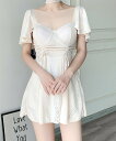 【SALE/30%OFF】miniministore ワンピース水着 レディース体型カバー水着 ミニミニストア 水着・スイムグッズ 水着 ブラック ホワイト