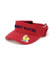 PEARLY GATES Bioネームリサイクルツイルバイザー (UNISEX) パーリーゲイツ 帽子 その他の帽子 ベージュ ホワイト レッド ネイビー【送料...