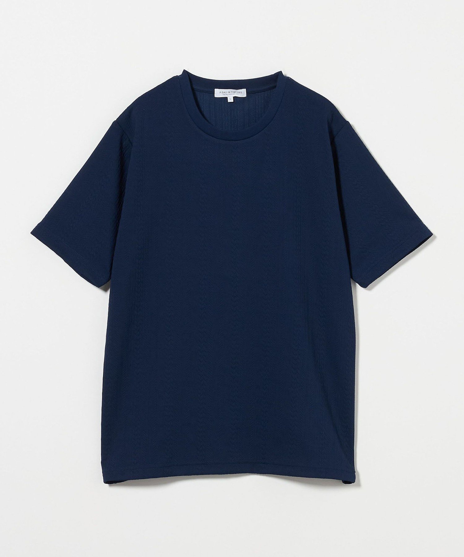 【SALE／50%OFF】a day in the life クールマックス ケーブルジャガード カットソー-吸水速乾-＜A DAY IN THE LIFE＞ ユナイテッドアローズ アウトレット トップス カットソー・Tシャツ ホワイト ブラック