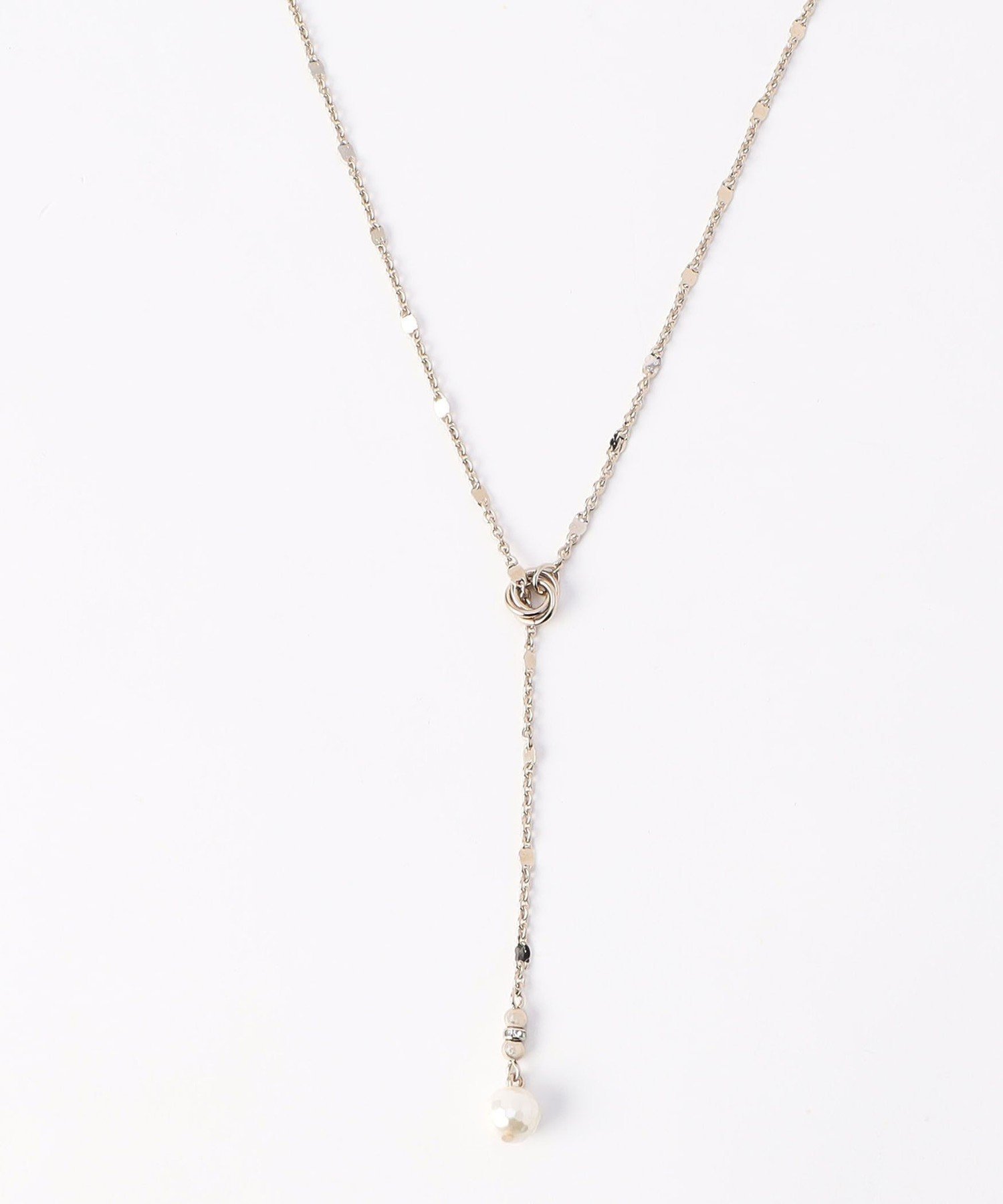 MICO COULIER ドットチェーンマンテルネックレス ノーリーズ アクセサリー・腕時計 ネックレス ゴールド