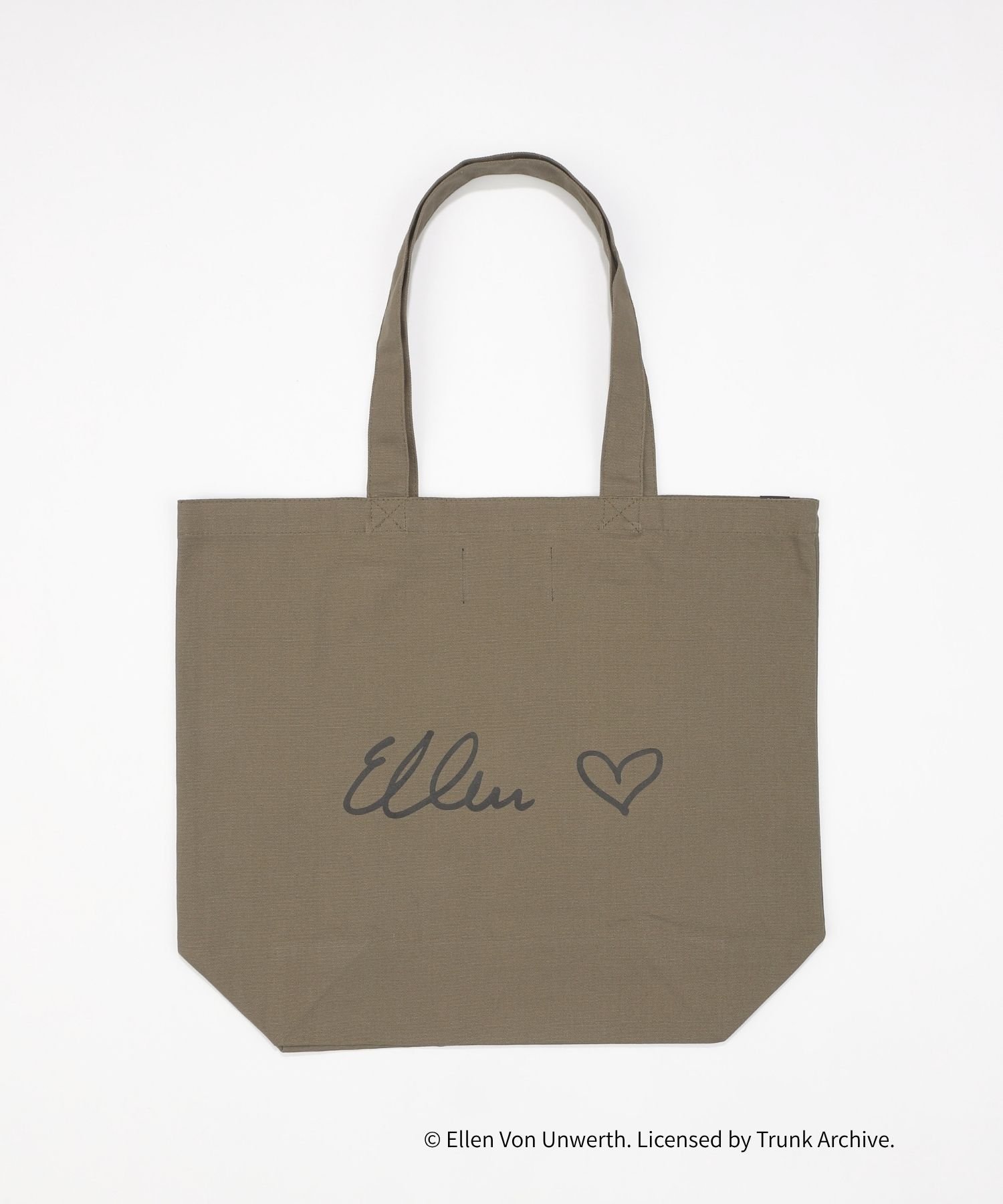 TMT 【TMT*Ellen Von Unwerth】TOTE BAG ティーエムティー バッグ トートバッグ カーキグリーン