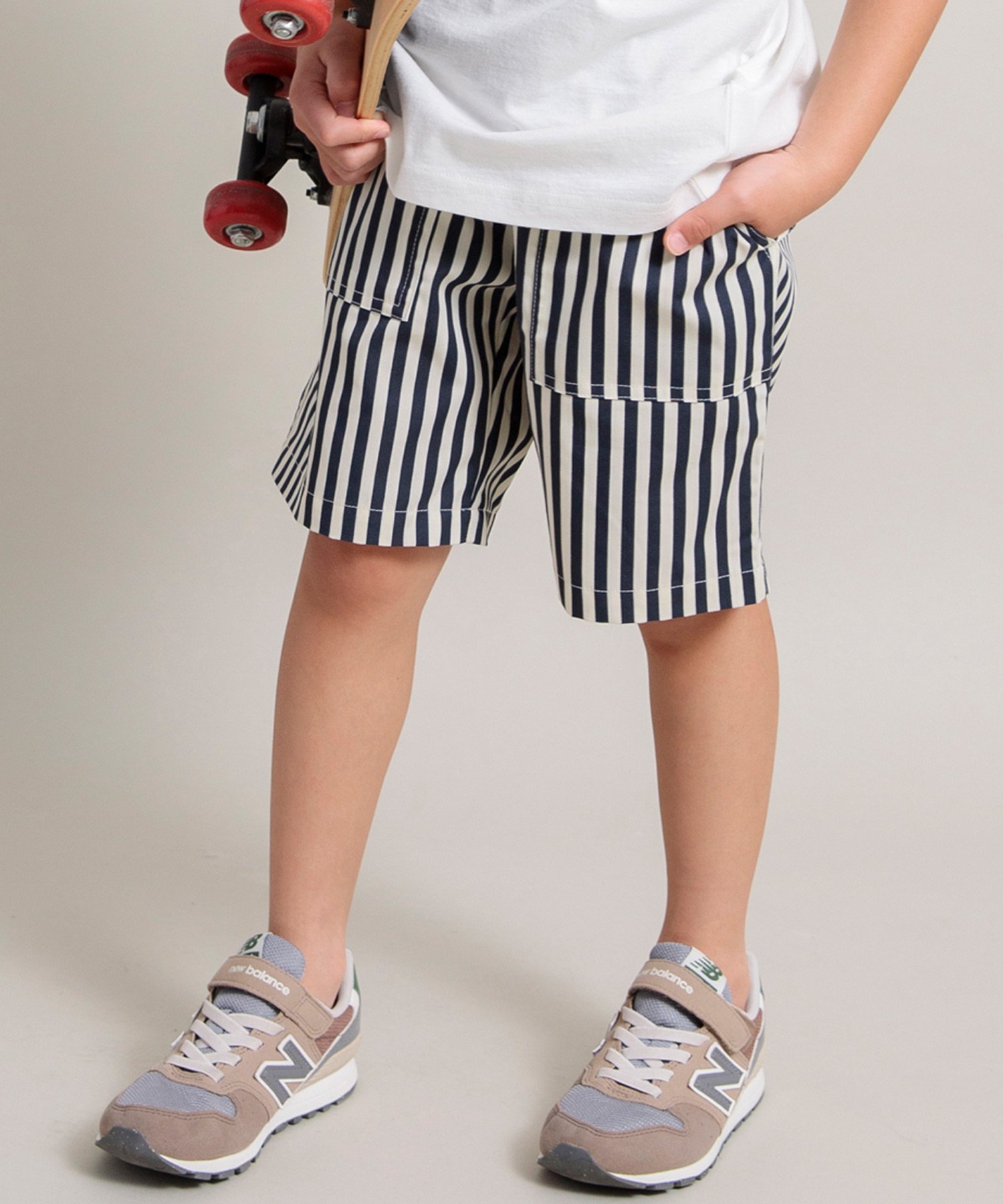 branshes 【WEB限定/DRC】カラバリハーフパンツ ブランシェス パンツ その他のパンツ ブラック グリーン ブルー ベージュ