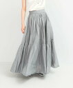URBAN RESEARCH ROSSO MARILYN MOON sheer cotton gather skirt アーバンリサーチロッソ スカート その他...