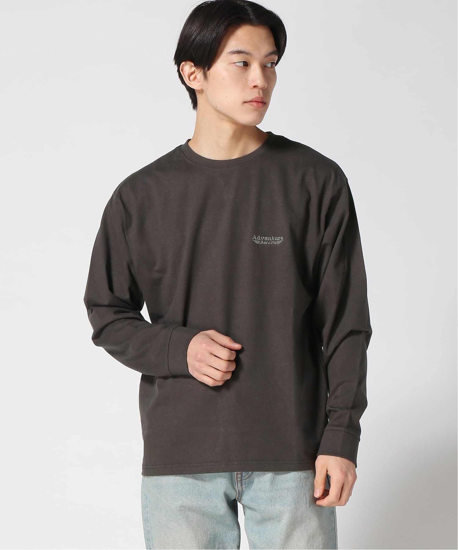 KRIFF MAYER (M)クリフラビットロンT(車) クリフメイヤー トップス カットソー・Tシャツ グレー グリーン ホワイト イエロー ネイビー