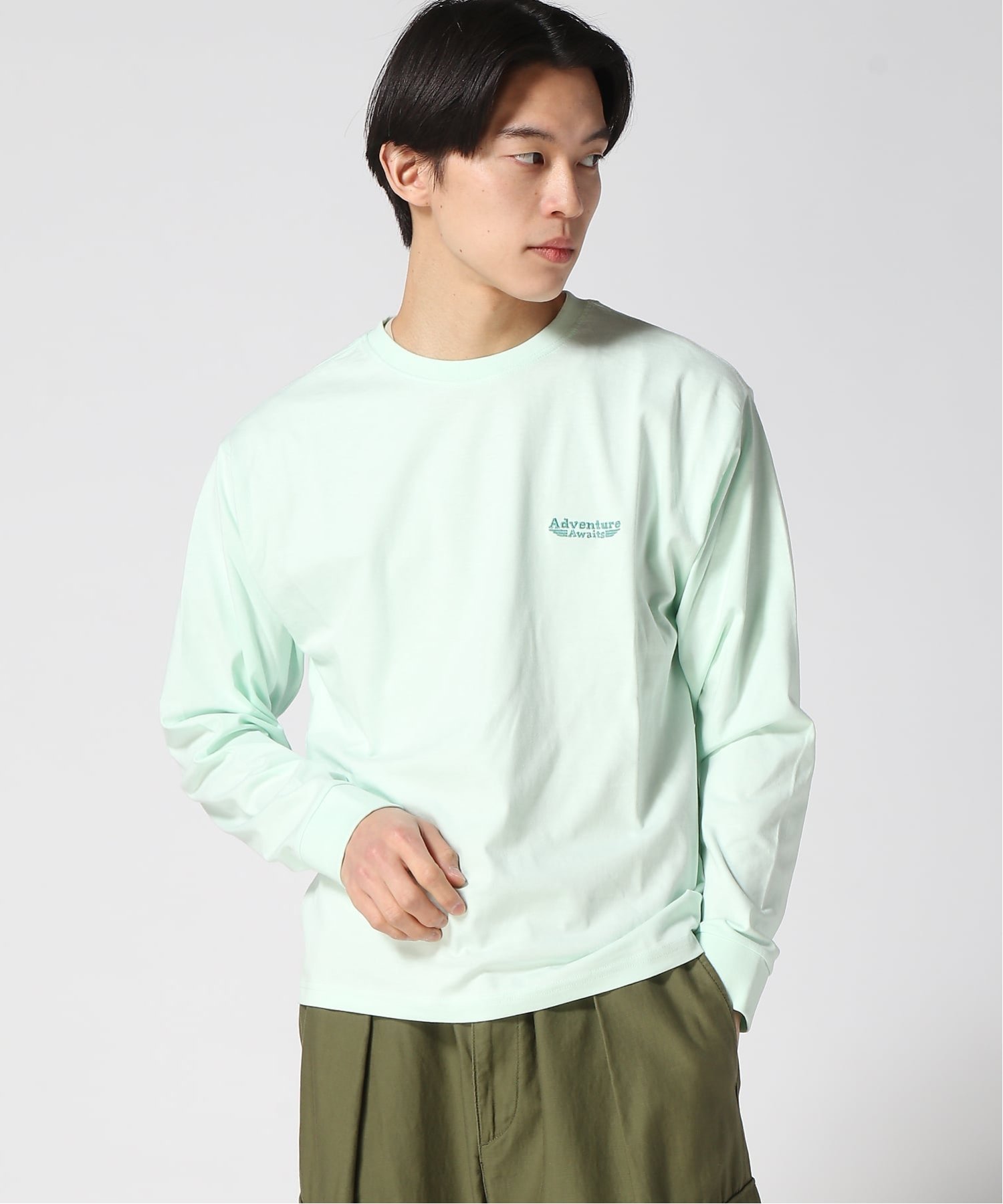 KRIFF MAYER (M)クリフラビットロンT(車) クリフメイヤー トップス カットソー・Tシャツ グレー グリーン ホワイト イエロー ネイビー