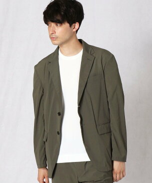 【SALE／30%OFF】COMME CA MEN リップストップナイロン パッカブルセットアップジャケット コムサメン コート/ジャケット テーラードジャケット カーキ ブラック【送料無料】